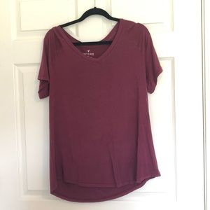 American Eagle soft and Sexy Maroon Tee